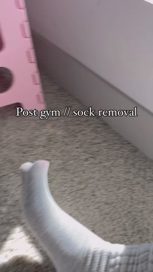 Post gym // sock removal joi